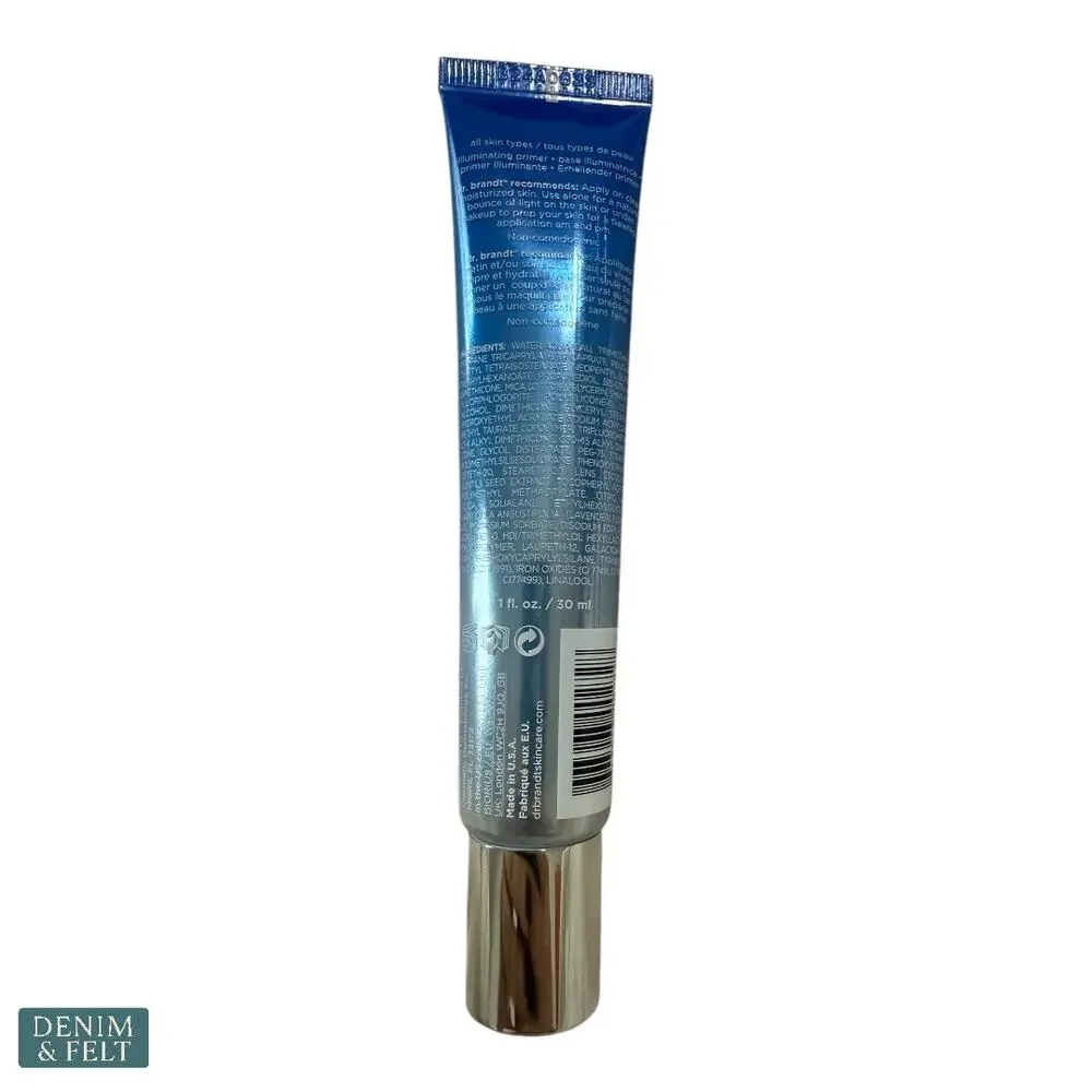 NEW Dr Brandt Pores‎ No More Luminizer Primer Radiant Glow Pore Blur Makeup Base